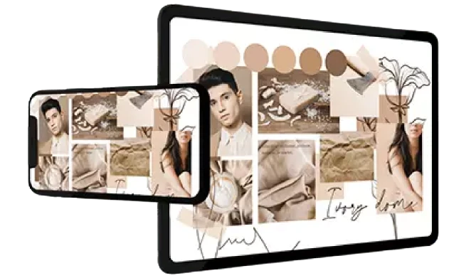 Image from Designhill Mood Board Creator